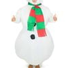Inflatable Kids Frosty Snowman Christmas Costume - One Size