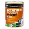 PPG Paints 1L White Semi Gloss Weather Tough Exterior Paint