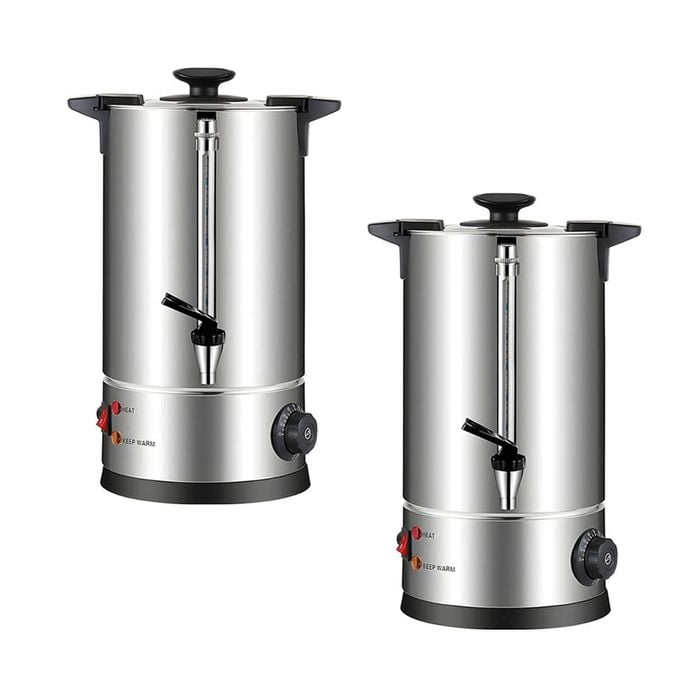 SOGA 2X Electric Water Boiler – 15L Stainless Steel Hot Water Urn