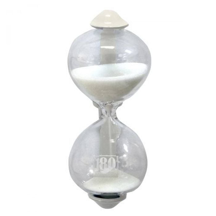 Dulton Magnetic Sandglass Kitchen Timer Ivory 3 Minutes