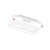 Retro Typewriter Bluetooth Wireless Keyboard Tablet Holder 84 Key - White
