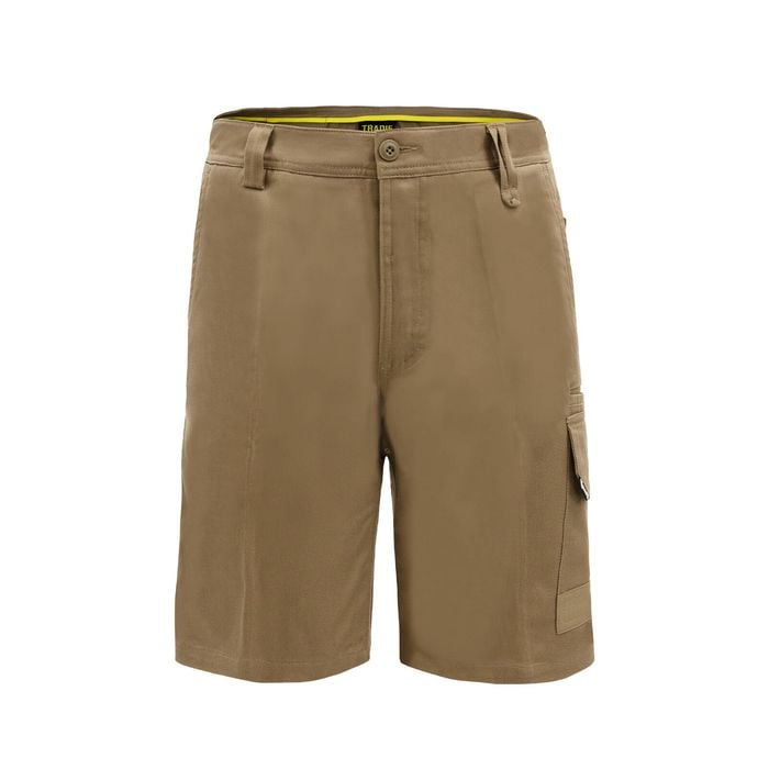 Tradie Core Khaki Cargo Shorts - 97
