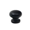 Prestige 40mm Black Acrylic Mushroom Knob