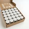 600pcs Tea Light Candles 9 Hour Burn Tealight Wedding Smokeless Crystal Wax Bulk