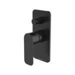 Luna Bath/Shower Mixer with Diverter Black