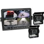 Elinz 7" DVR Monitor 4CH Realtime with 2 Camera Package - 2 Camera Package