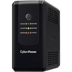CyberPower Line-interactive UPS - 650 VA/360 W - Tower - AVR - 6 Hour Recharge - 30 Second Stand-by - 230 V AC Input