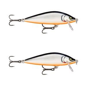 2x Rapala 7.5cm Countdown Sink Hardbody Balsa Fishing Lures - Gilded SL Shad