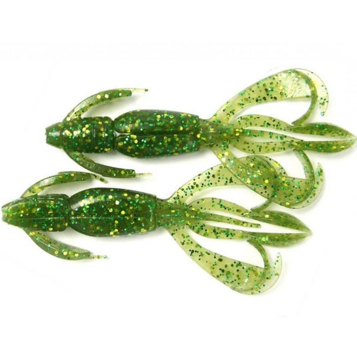 Keitech Crazy Flapper 2" Scented Soft Plastic Fishing Lure 522S Watermelon Flash