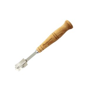 Brunswick Bakers Curved Bread Lame with Beech Handle 16cm