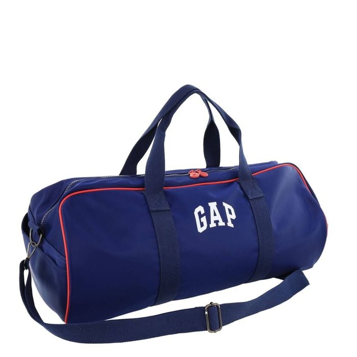 GAP Nylon Traveller Overnighter/Barrell/Carryall Duffle Bag w/ Secure Zip Navy