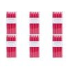 6x 4pc LVD Dinner Candles Berry Decorative Tableware/Serveware