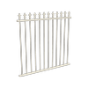 ProtectorAl 350 - 1200 x 1200mm Surfmist Aluminium Spear Top Pool Fence Panel