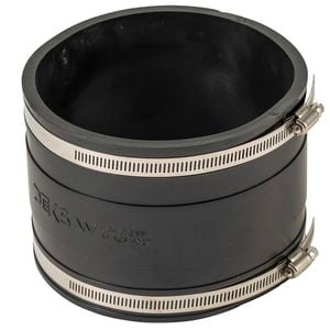 DEKS 150mm PVC To PVC Coupling Black Joiner