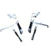 Gas Oven Door Hinges Assembly With Supports 019362k, Suits Emilia, Glem
