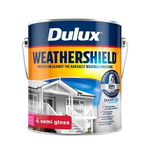 Dulux 4L Extra Bright Weathershield Semi Gloss Exterior Paint