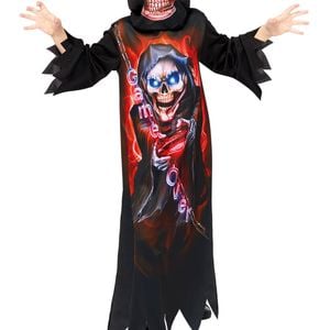 Gamer Reaper Boys Halloween Costume Robe - 8-10