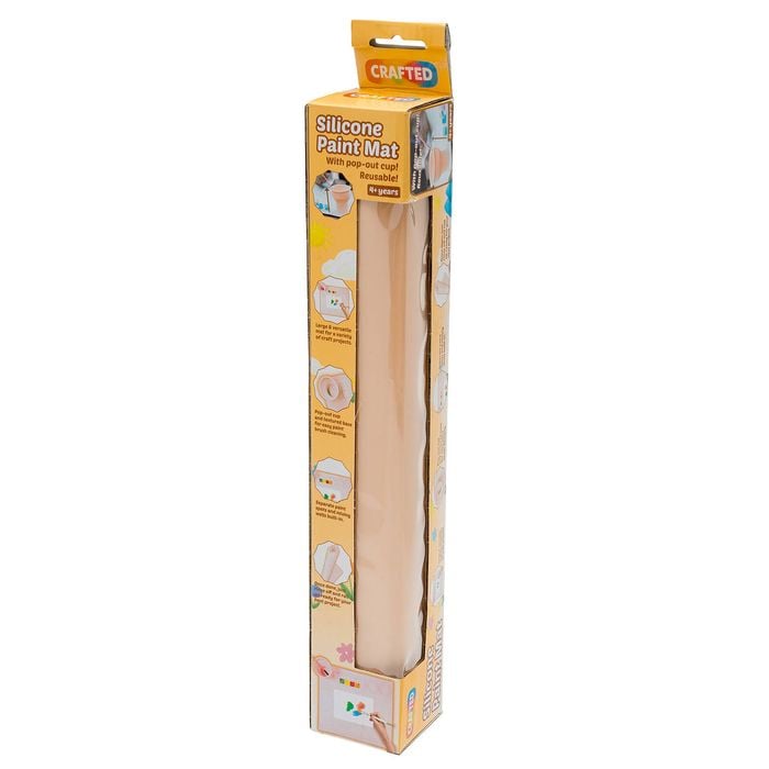 Crafted Silicone Painting Mat - Beige