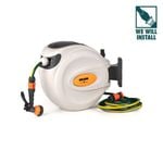 Holman 20m Retractable Hose Reel with Spray Gun