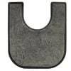 BetterLiving Toilet Surround Mat, Charcoal, 74x66 cm with Cut Out