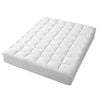 Hacienda Hypoallergenic, Antibacterial W/ 100% Microfiber Filling Mattress Topper - King