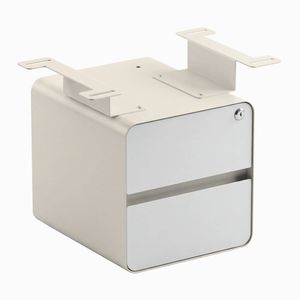 Desky Minimal Under Desk Cabinet Wheat Frame