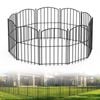 Advwin Garden Fence DIY Decorative Metal Panels Flower Bed Pet Barrier Border