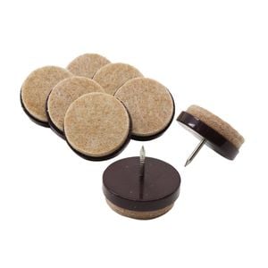 Surface Gard 30mm Nail On Felt Pad - 8 Pack