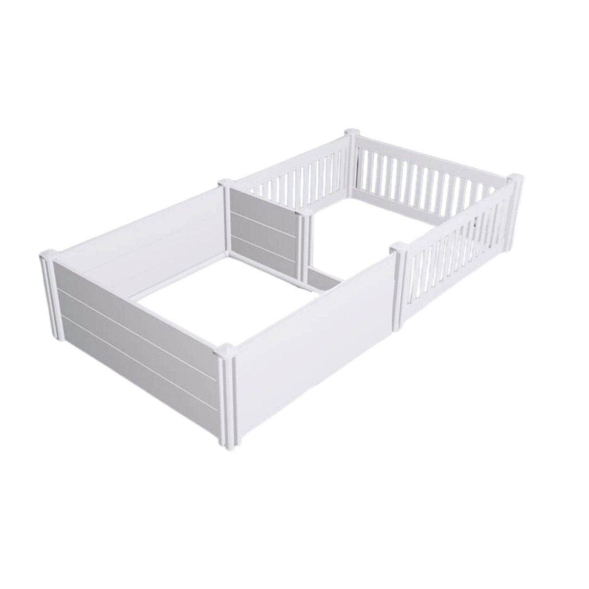Rooster Farms 1.9m x 0.95m PVC Dog Whelping Box + Playpen Kit - Anti ...