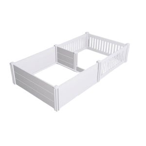 Rooster Farms 1.9m x 0.95m PVC Dog Whelping Box + Playpen Kit - Anti-Crush