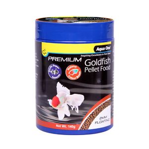Aqua One Premium Goldfish Floating Pellets 140g (26210)
