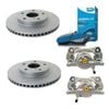 Basco Disc Brake Rotors Pads Calipers Kit for Toyota Corolla ZRE152 ZRE153 ZRE182 1.8L -BRK1001