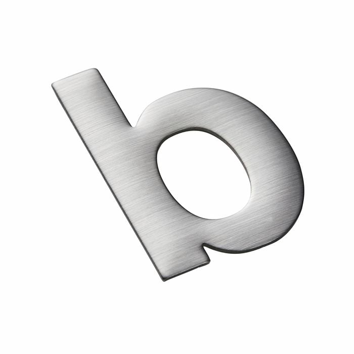 Sandleford 75mm Suburban Stainless Steel Self Adhesive House Letter B
