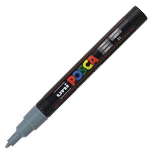 Uni Posca PC-3M Bullet Tip Paint Marker (Grey)
