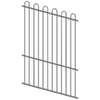 ProtectorAl 0350-1200W x 1800H Monument Loop Top Pool Fence Panel Raked Up to 15º