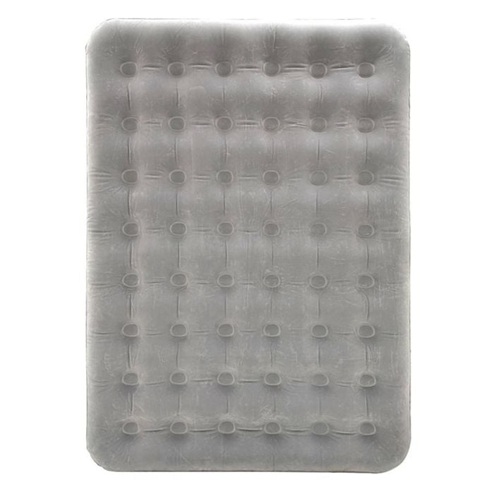 Wildtrak Queen Inflatable Air Mattress 198cm Single Coil Waterproof Airbed Grey