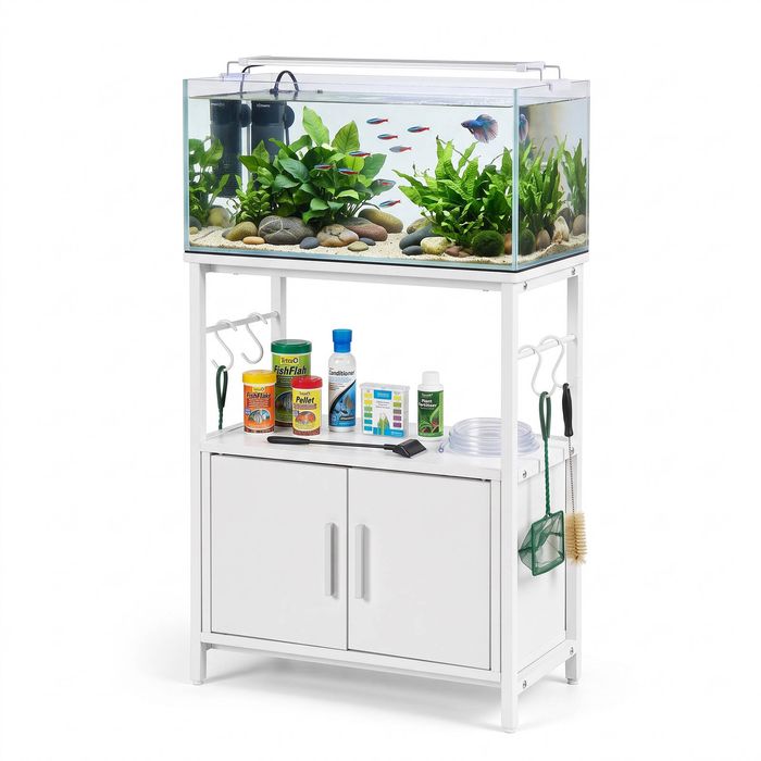 Artiss 20 Gallon Fish Tank Stand 3-Tier Aquarium Stand with Storage ...