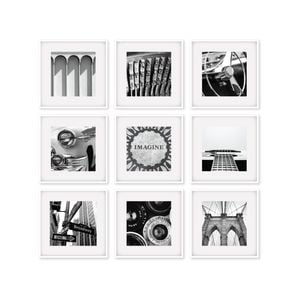 Cooper & Co. Pack Of 9 Square Frame White