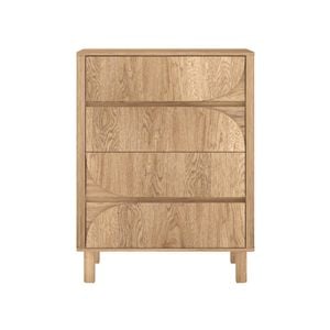 Cosmoliving 4 Drawer Chest of Drawers Tallboy Dresser