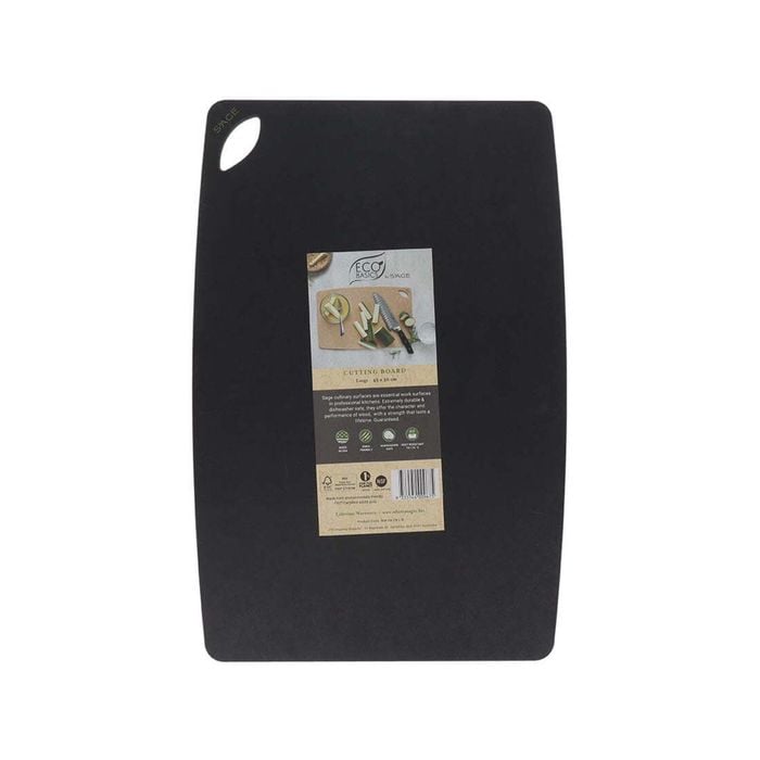 Eco Basics Large Wood Pulp Cutting/Chopping Board - Black