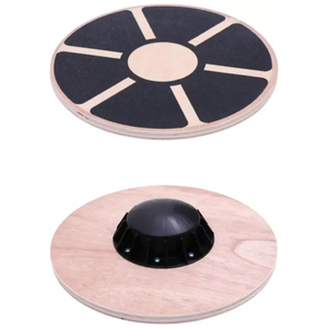 Pilate Support Balance Board Wooden Fitness