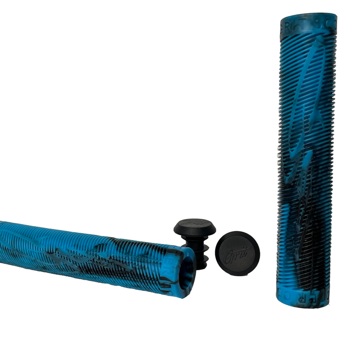 Grit Handlebar grips 160mm - Blue/Black (pair) - Black/Blue | Grit Scooters