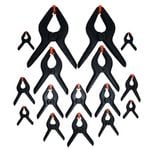 Craftright Assorted Nylon Spring Clamp - 16 Pack