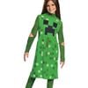 Classic Minecraft Creeper Girls Book Week Costume - Small