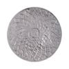Ssh Collection Lanka 66cm Wide Spiral Floral Wall Art - Polished Aluminium