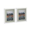 Nicola Spring Photo Frames with 5" x 7" Mount - 8" x 10" - White - Pack of 2