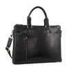 Pierre Cardin Leather 15" Laptop Briefcase Business  Black