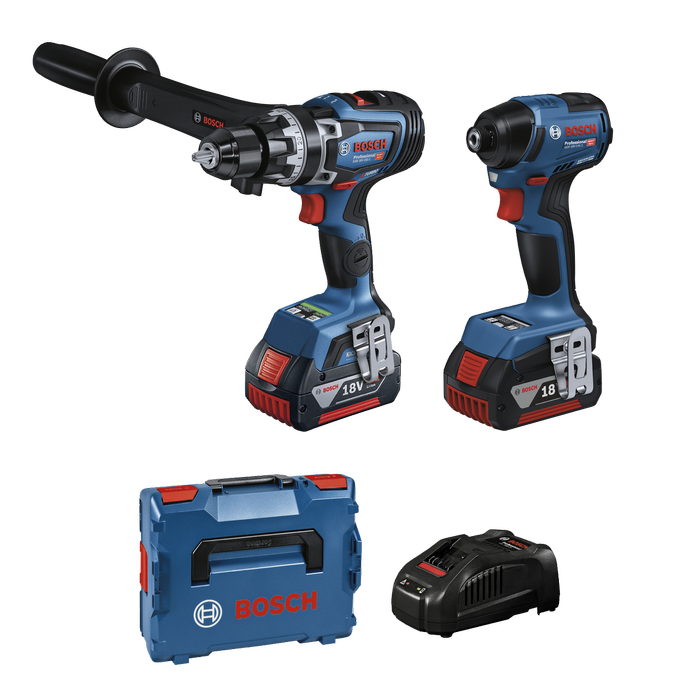Bosch 18V Professional 2 Piece 2x5.0Ah Combo Kit 0615A5008N
