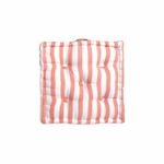 IDC Homewares Coral Stripes Box Cushion 40 x 40 x 10 cm
