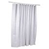 Metlam Australia 3000mm x 1800mm White Box Stripe Polyester Shower Curtain